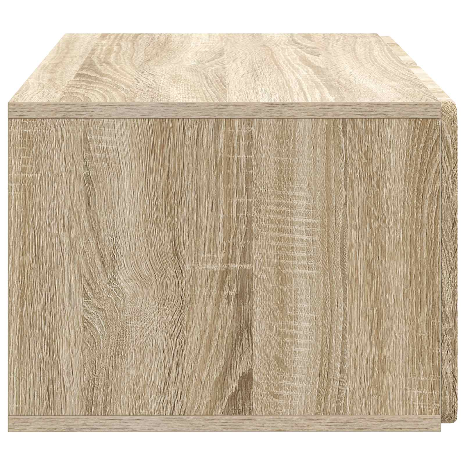 Wandmontierter TV-Schrank Sonoma-Eiche 59,5 x 41 x 30 cm