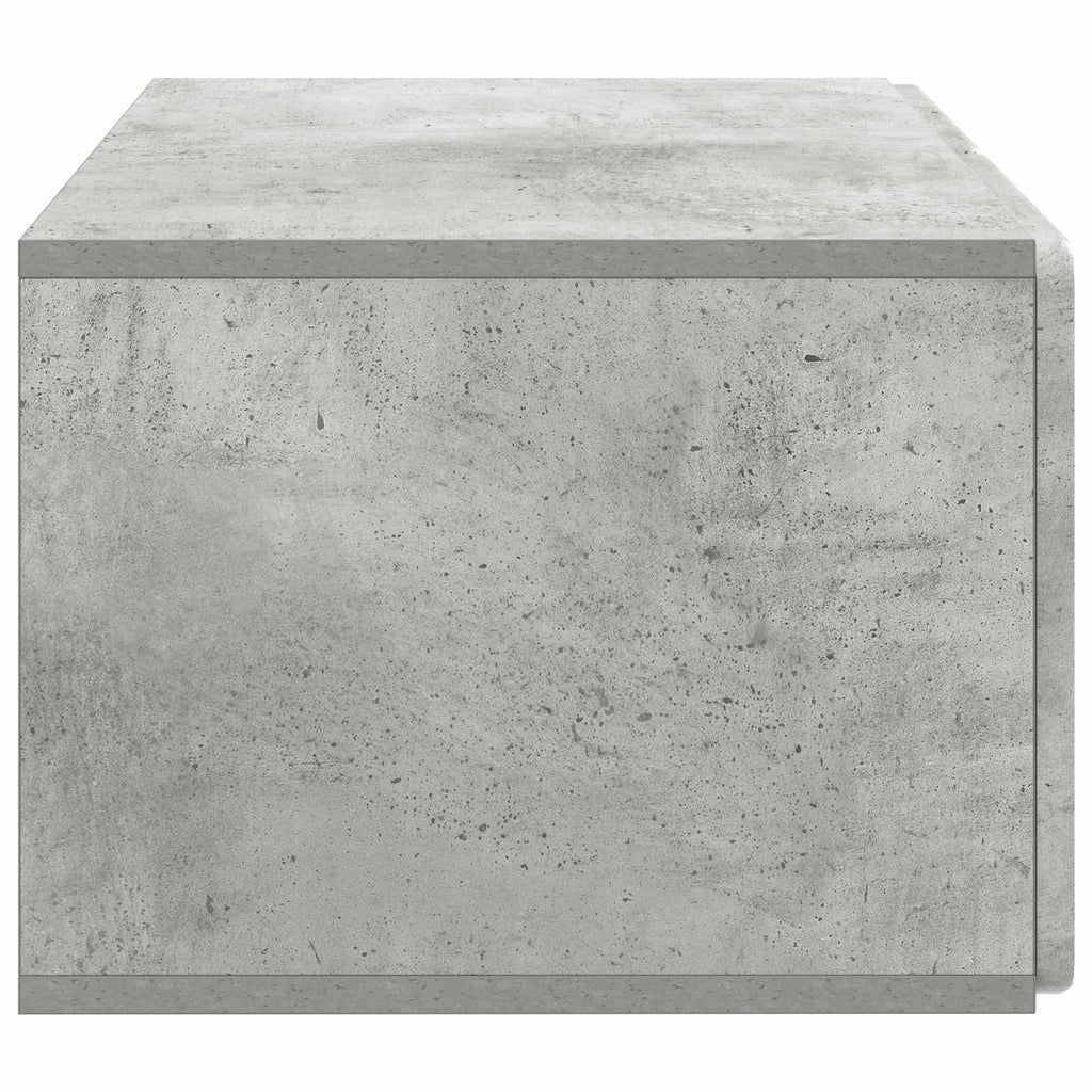 Wandmontierter TV-Schrank Betongrau 59,5 x 41 x 30 cm