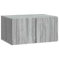 Wandmontierter TV-Schrank Graues Sonoma 59,5 x 41 x 30 cm