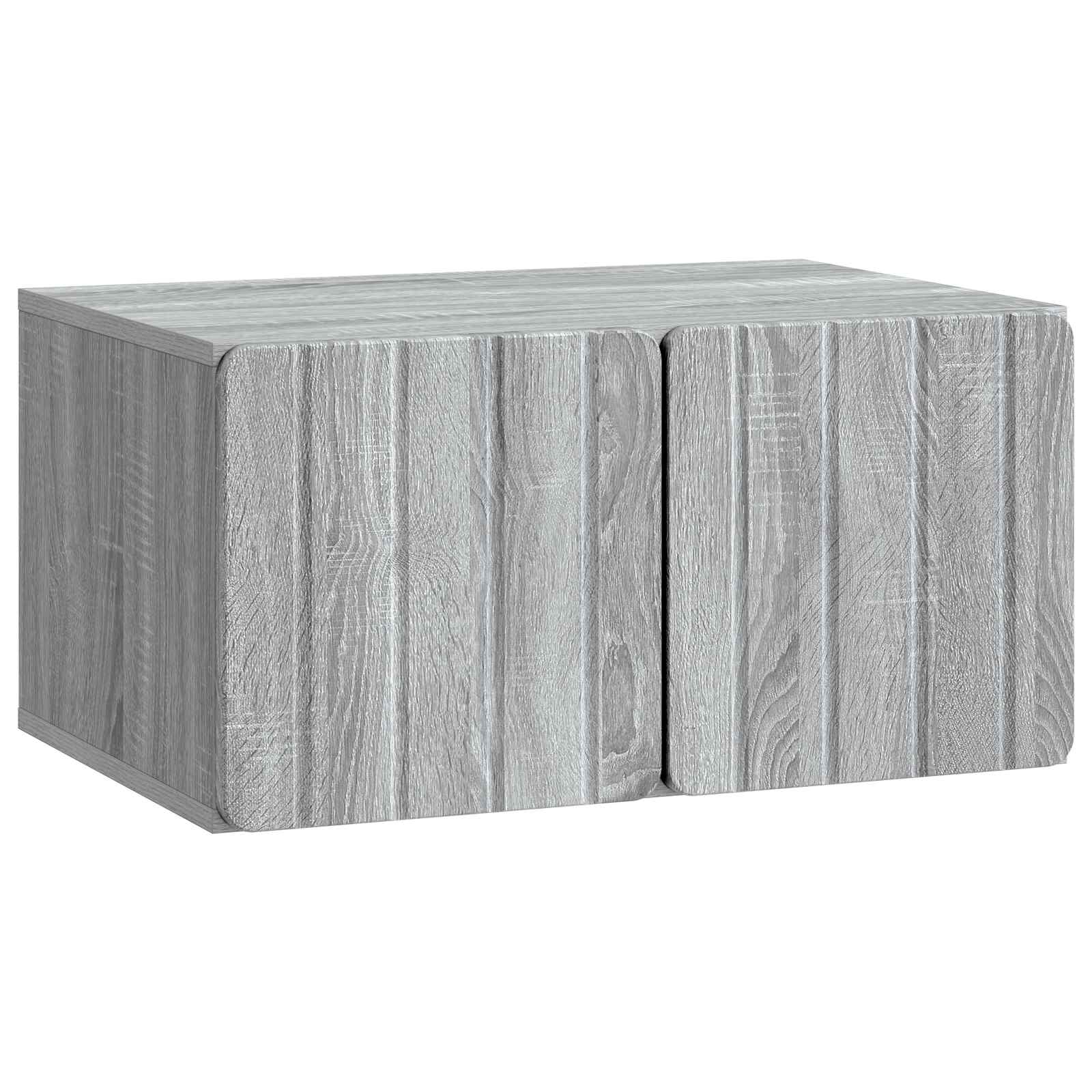 Wandmontierter TV-Schrank Graues Sonoma 59,5 x 41 x 30 cm