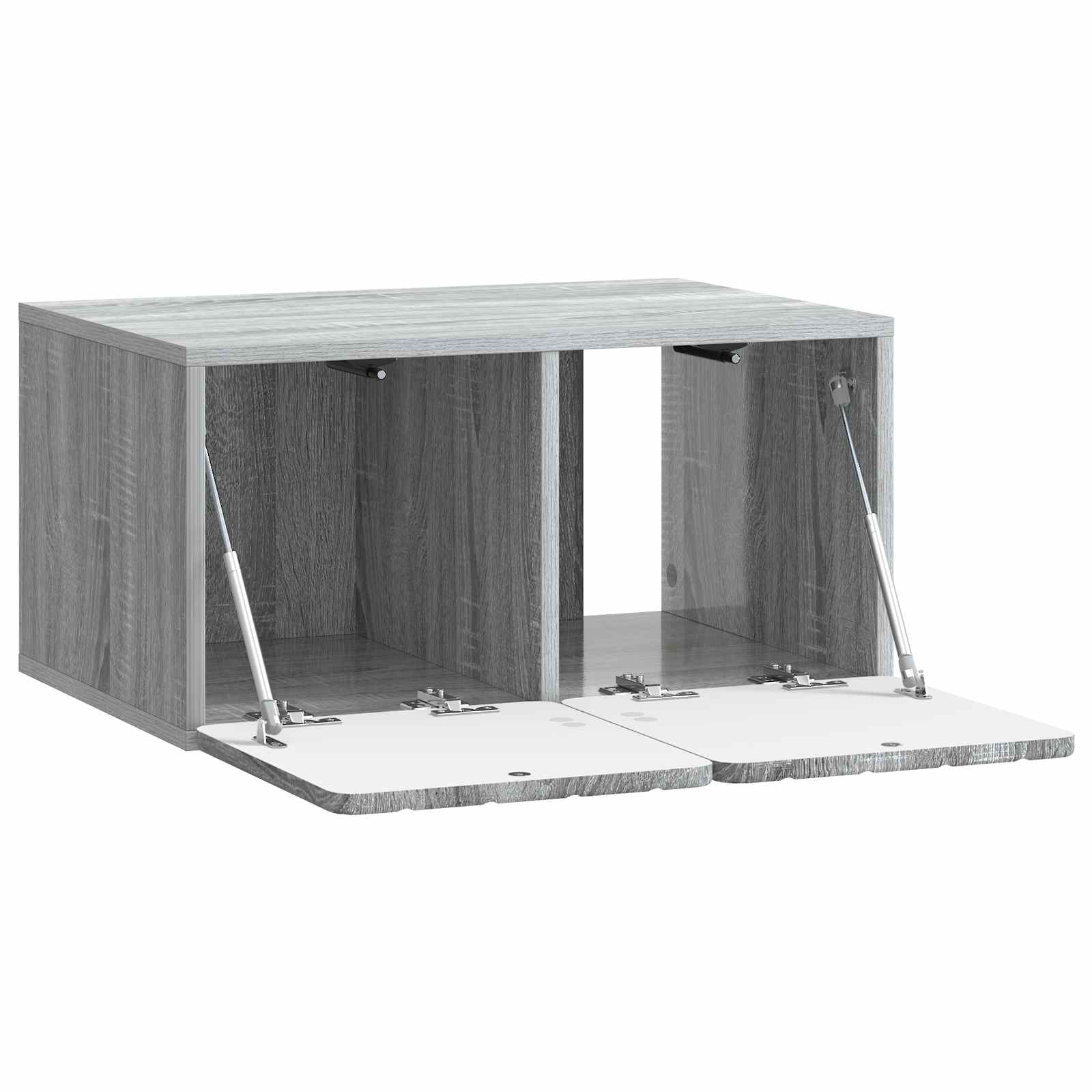Wandmontierter TV-Schrank Graues Sonoma 59,5 x 41 x 30 cm