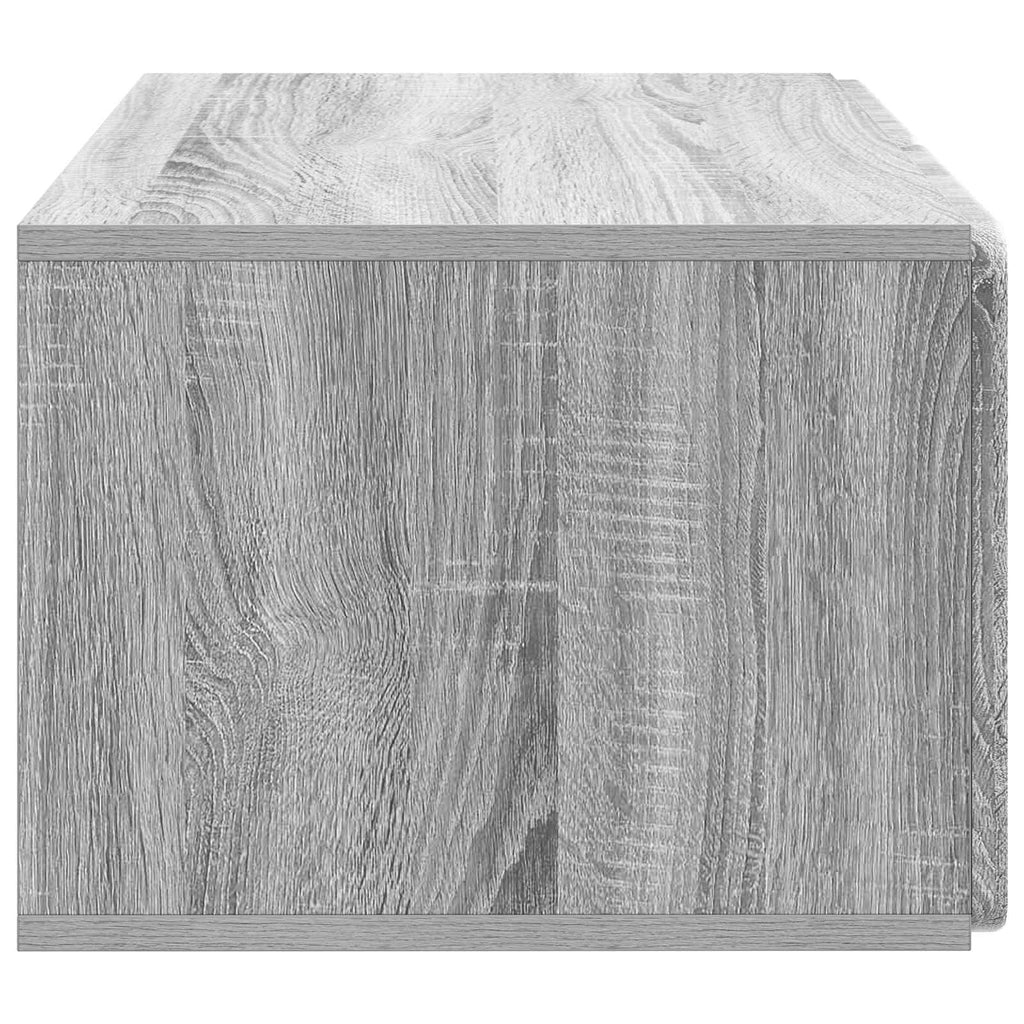 Wandmontierter TV-Schrank Graues Sonoma 59,5 x 41 x 30 cm