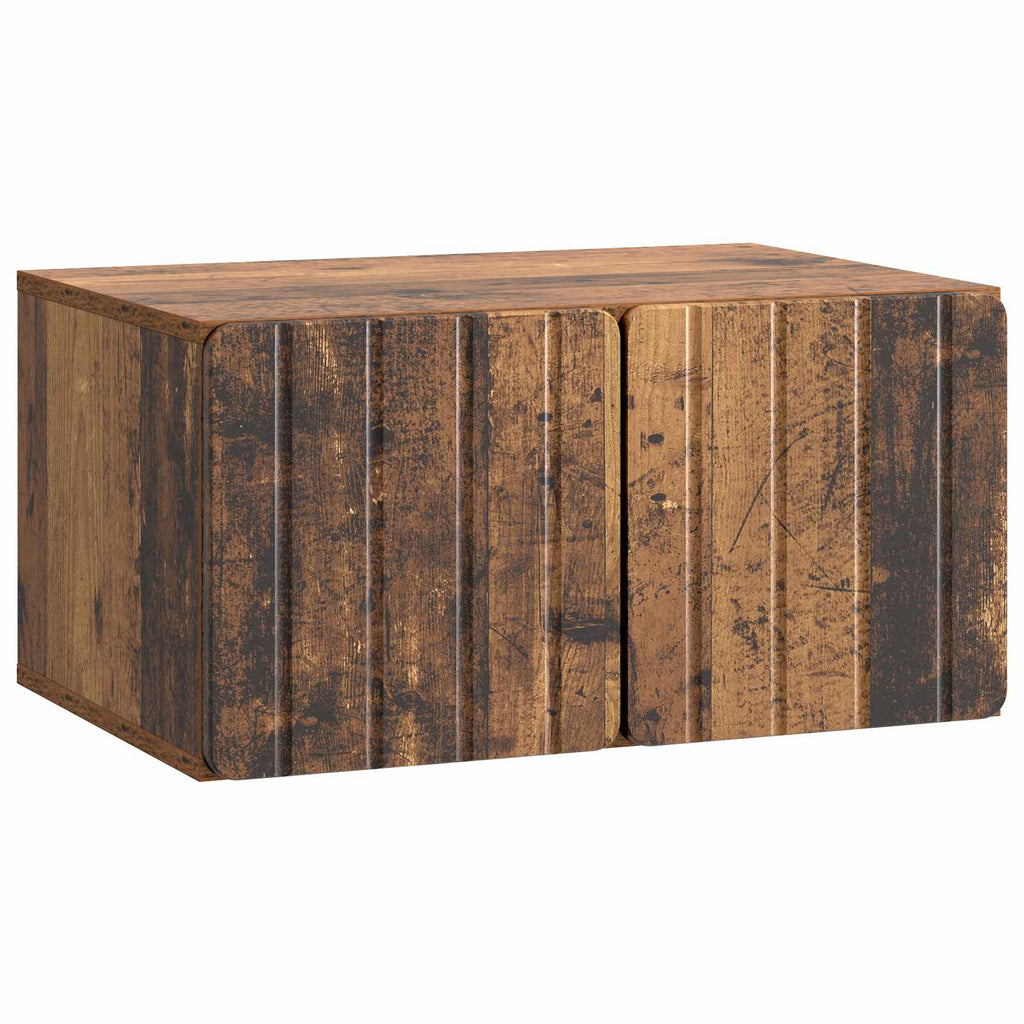 Wandmontierter TV-Schrank Altholz 59,5 x 41 x 30 cm