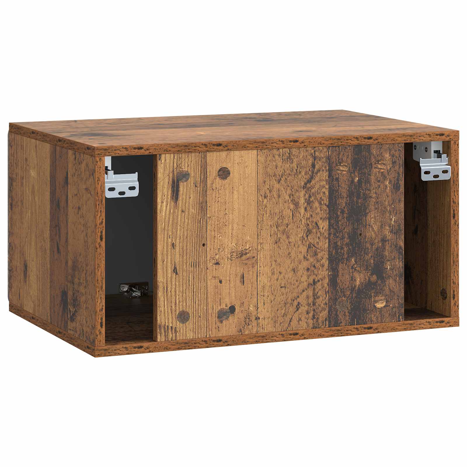 Wandmontierter TV-Schrank Altholz 59,5 x 41 x 30 cm