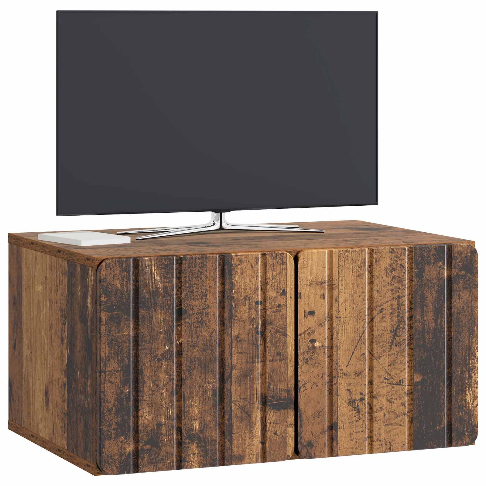 Wandmontierter TV-Schrank Altholz 59,5 x 41 x 30 cm