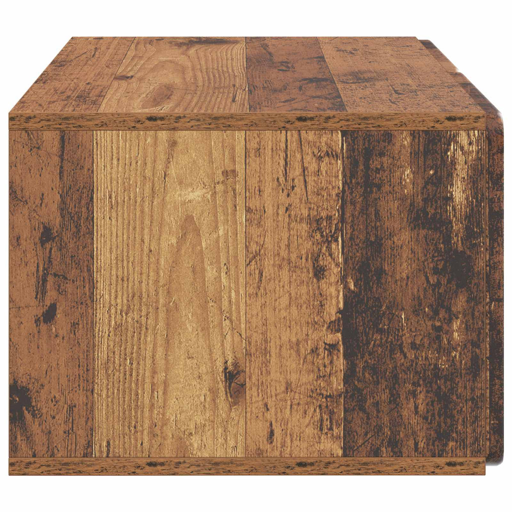 Wandmontierter TV-Schrank Altholz 59,5 x 41 x 30 cm