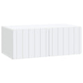 Wandmontierter TV-Schrank Weiß 78,5 x 41 x 30 cm Holzwerkstoff