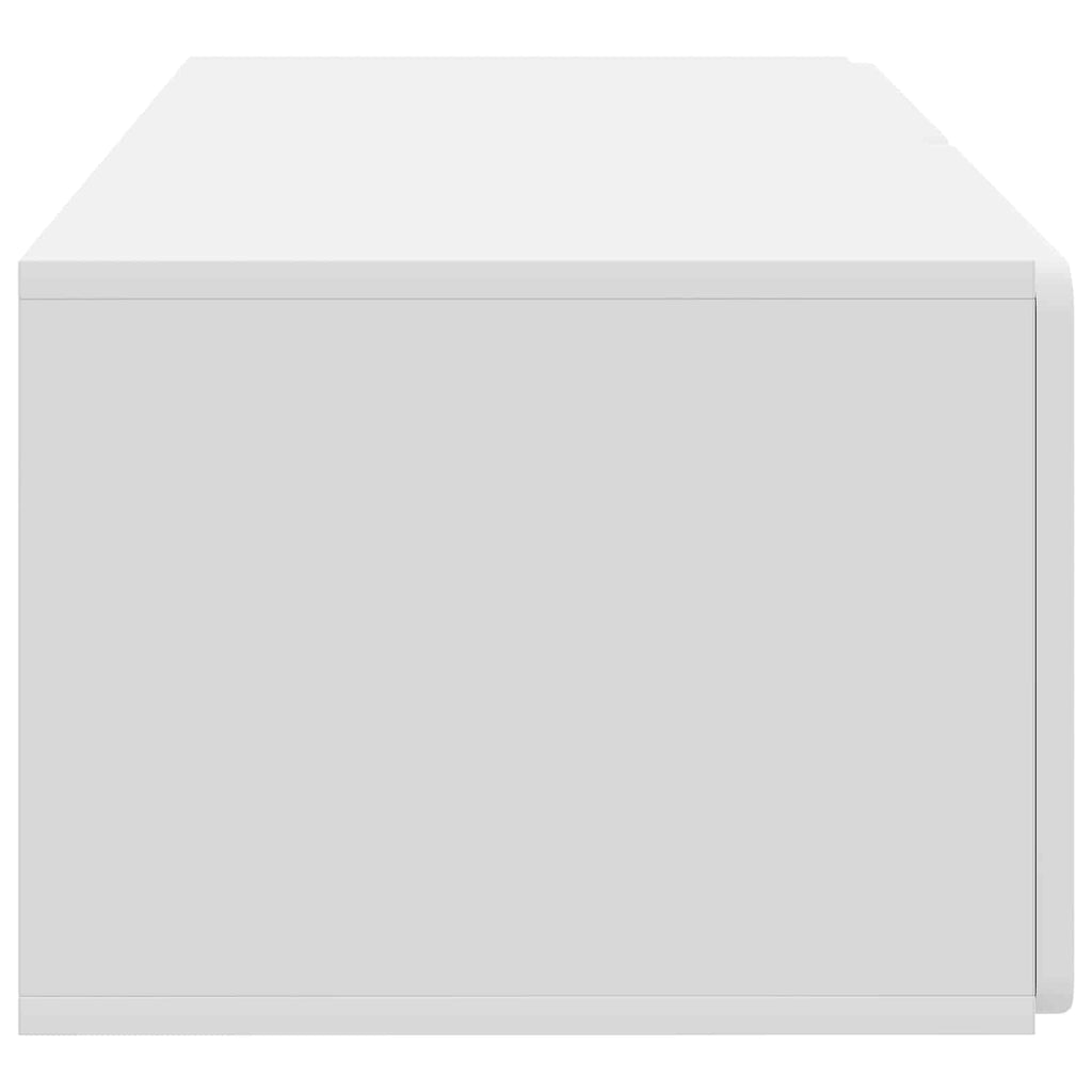 Wandmontierter TV-Schrank Weiß 78,5 x 41 x 30 cm Holzwerkstoff