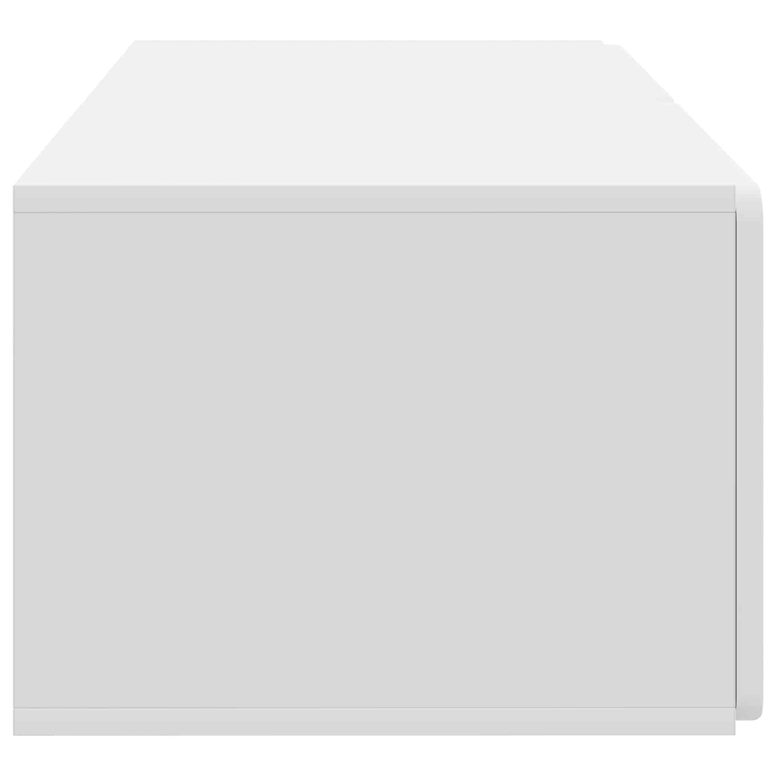 Wandmontierter TV-Schrank Weiß 78,5 x 41 x 30 cm Holzwerkstoff