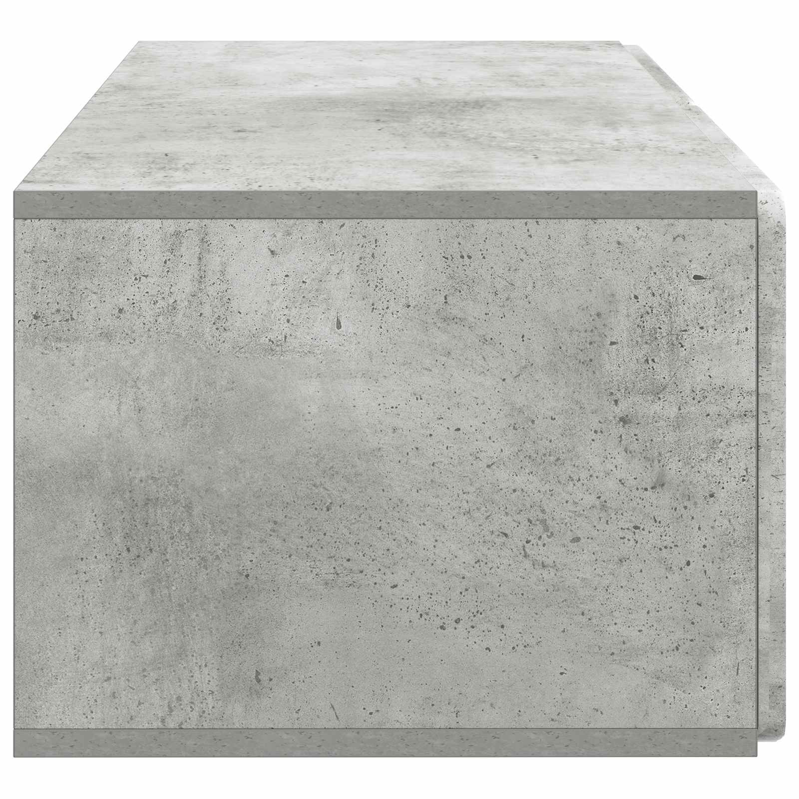 Wandmontierter TV-Schrank Betongrau 78,5 x 41 x 30 cm