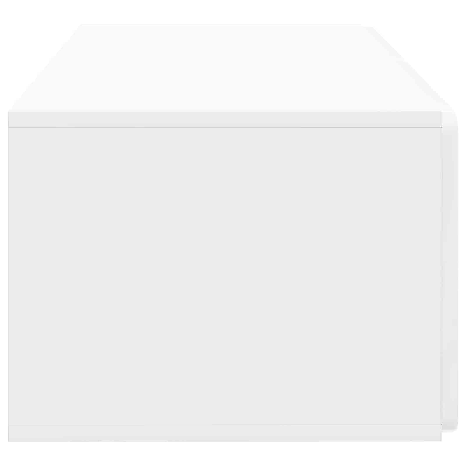 Wandmontierter TV-Schrank Hochglanz Weiß 78,5 x 41 x 30 cm