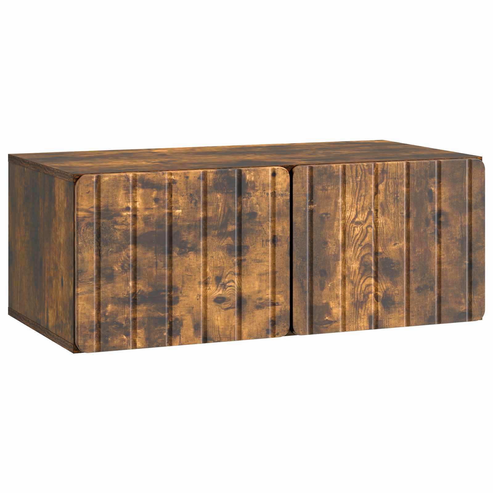 Wandmontierter TV-Schrank Geräucherte Eiche 78,5 x 41 x 30 cm