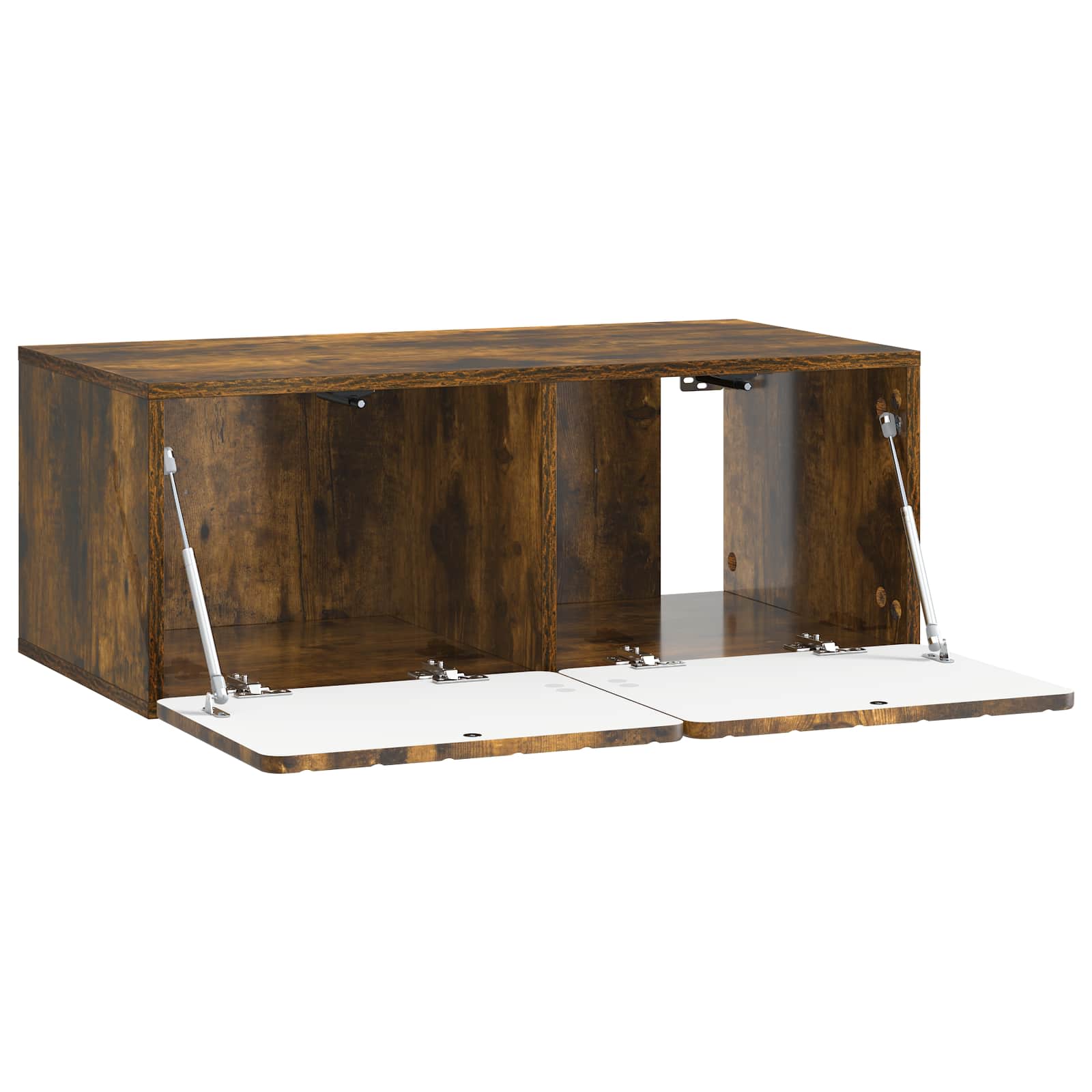 Wandmontierter TV-Schrank Geräucherte Eiche 78,5 x 41 x 30 cm