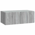 Wandmontierter TV-Schrank Graues Sonoma 78,5 x 41 x 30 cm
