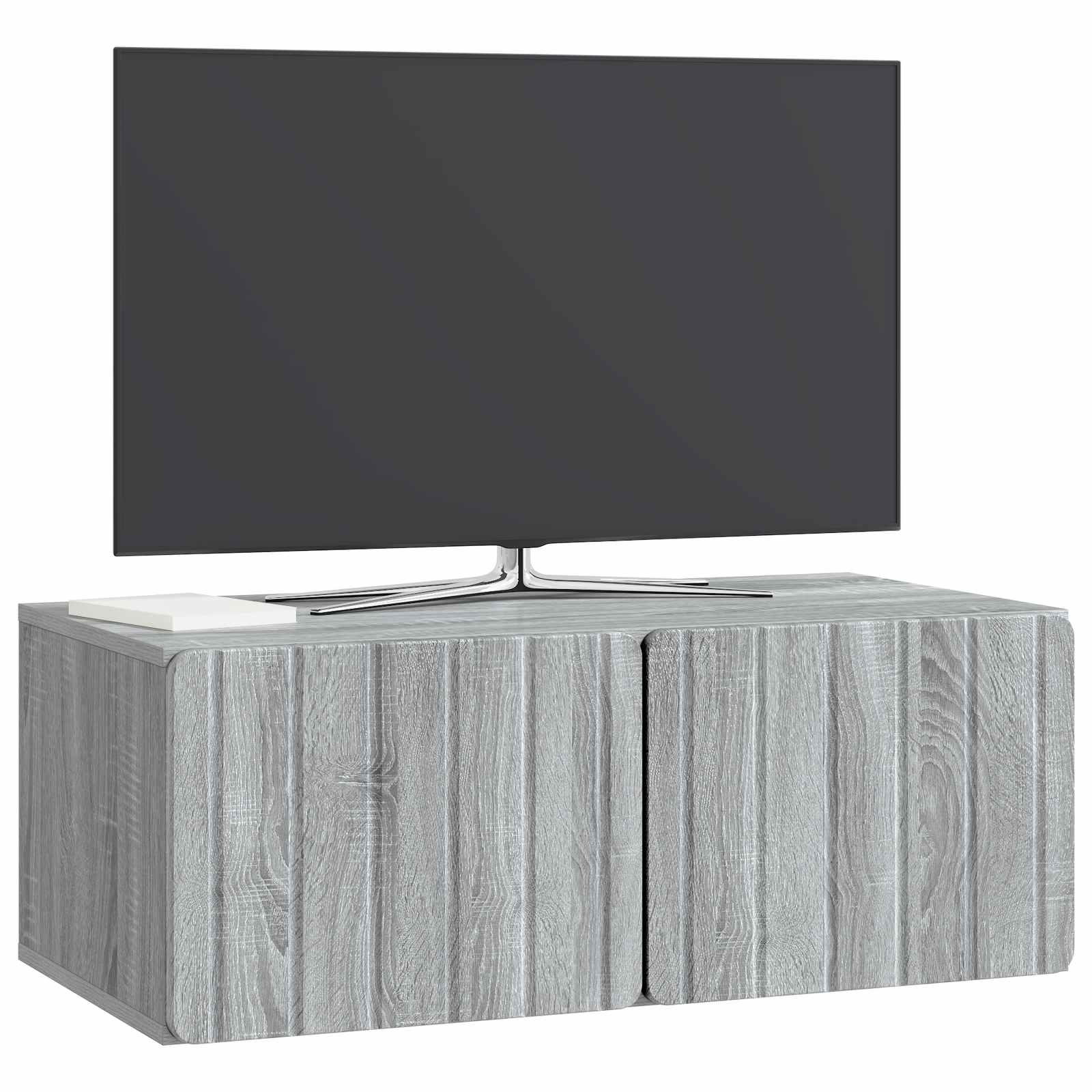 Wandmontierter TV-Schrank Graues Sonoma 78,5 x 41 x 30 cm