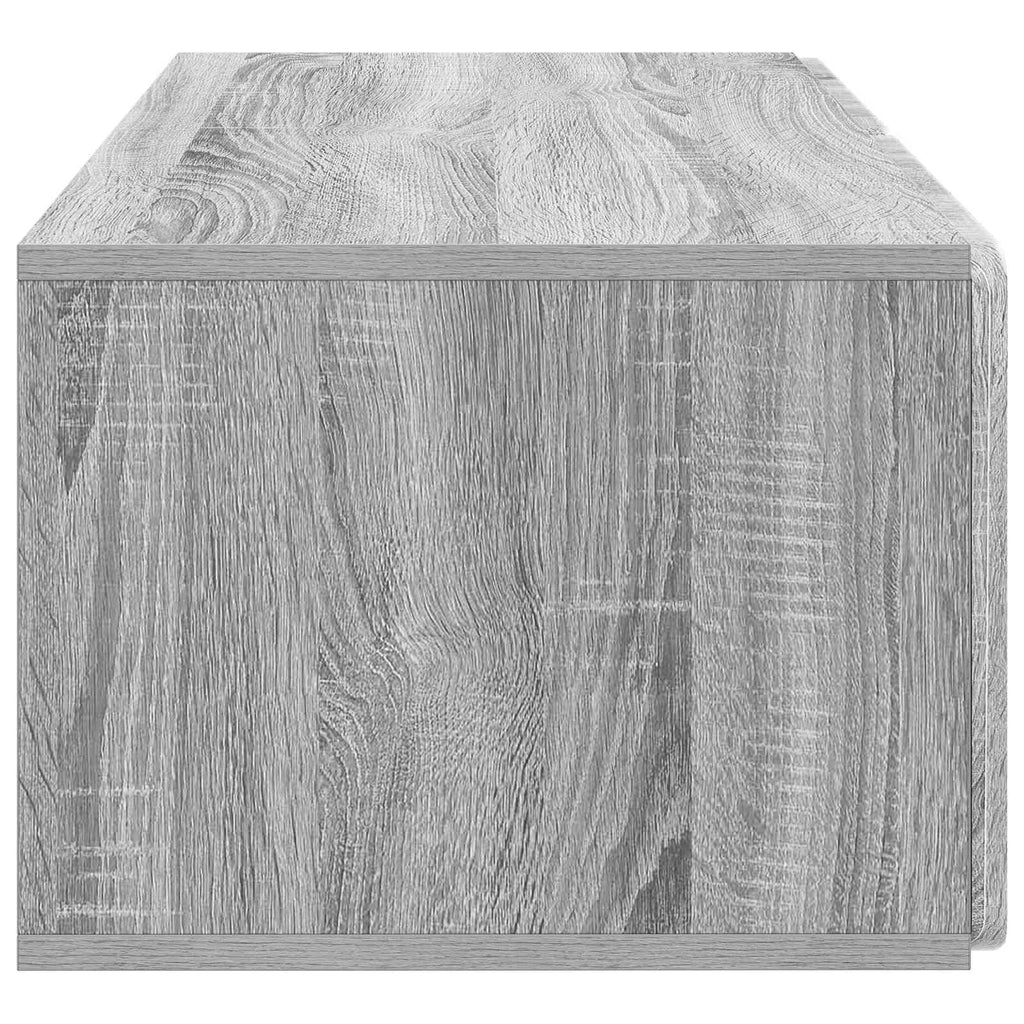Wandmontierter TV-Schrank Graues Sonoma 78,5 x 41 x 30 cm