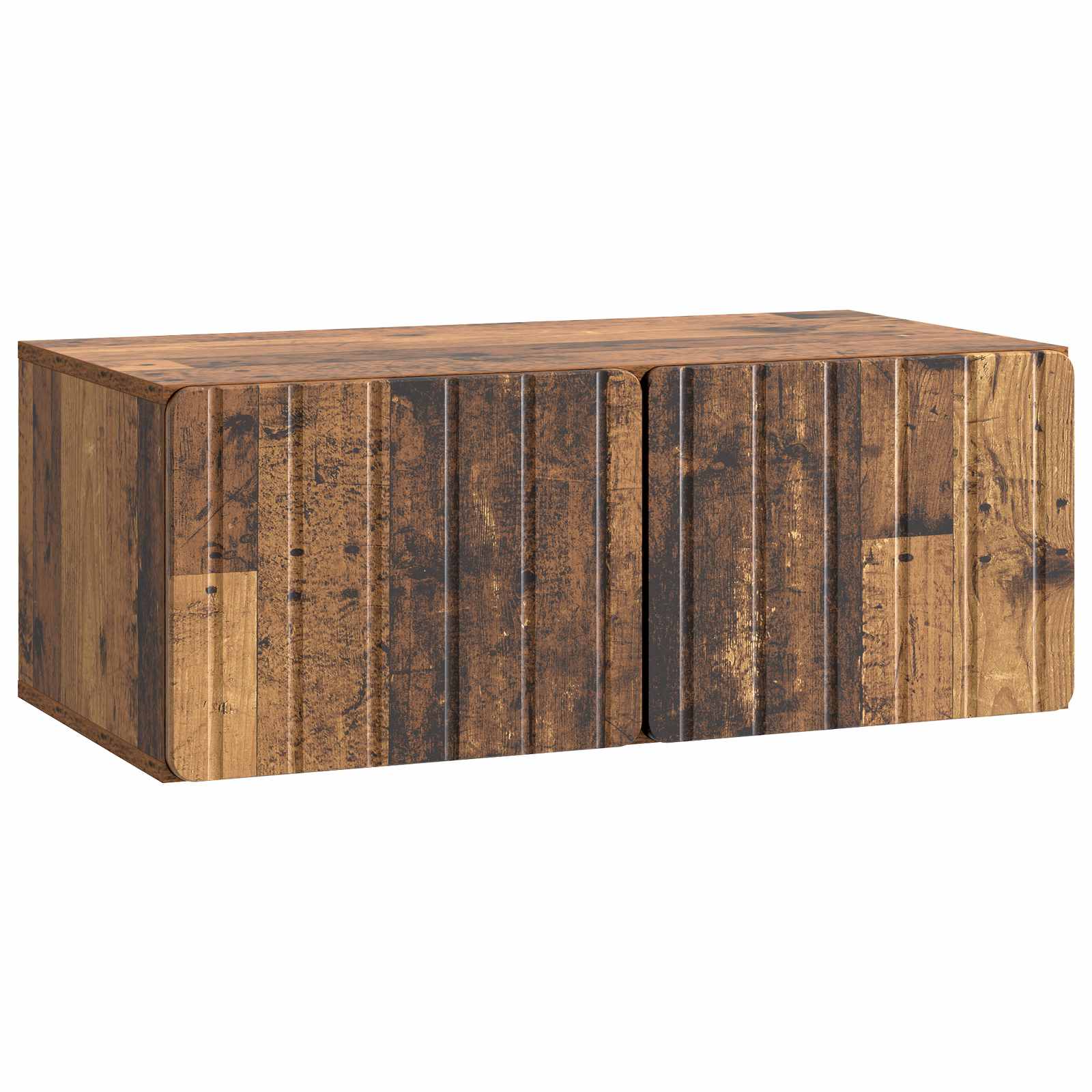 Wandmontierter TV-Schrank Altholz 78,5 x 41 x 30 cm