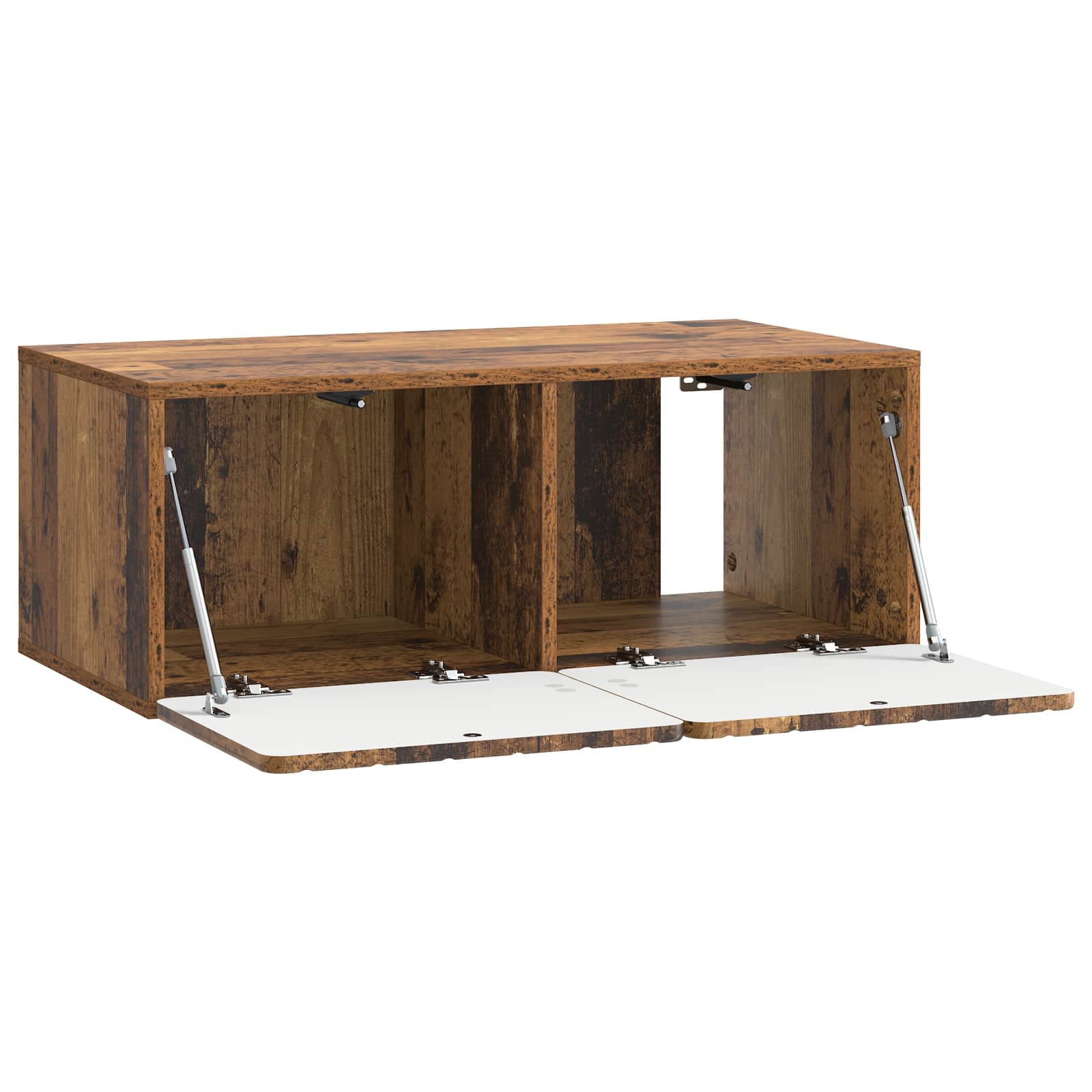 Wandmontierter TV-Schrank Altholz 78,5 x 41 x 30 cm