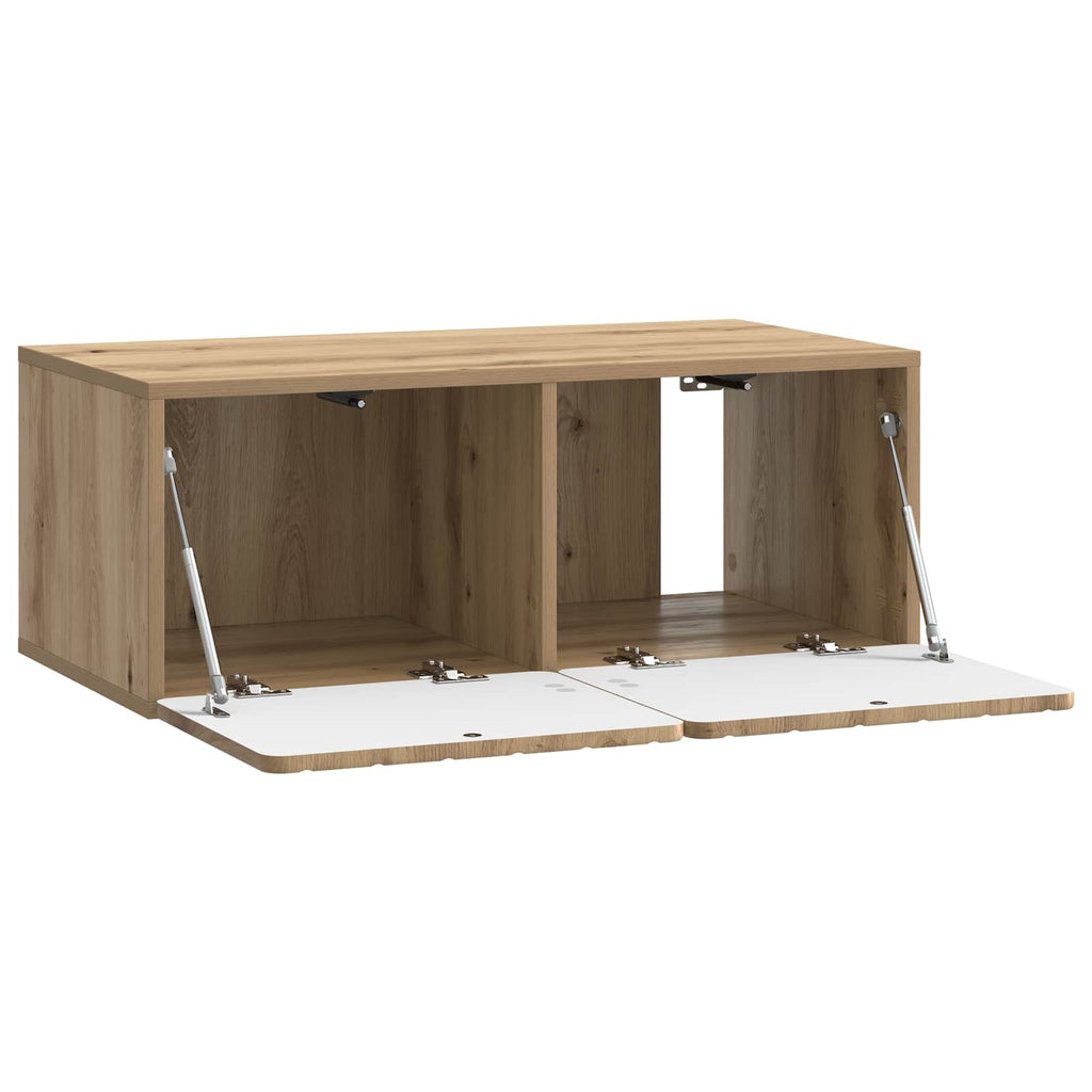 Wandmontierter TV-Schrank Artisan-Eiche 78,5 x 41 x 30 cm