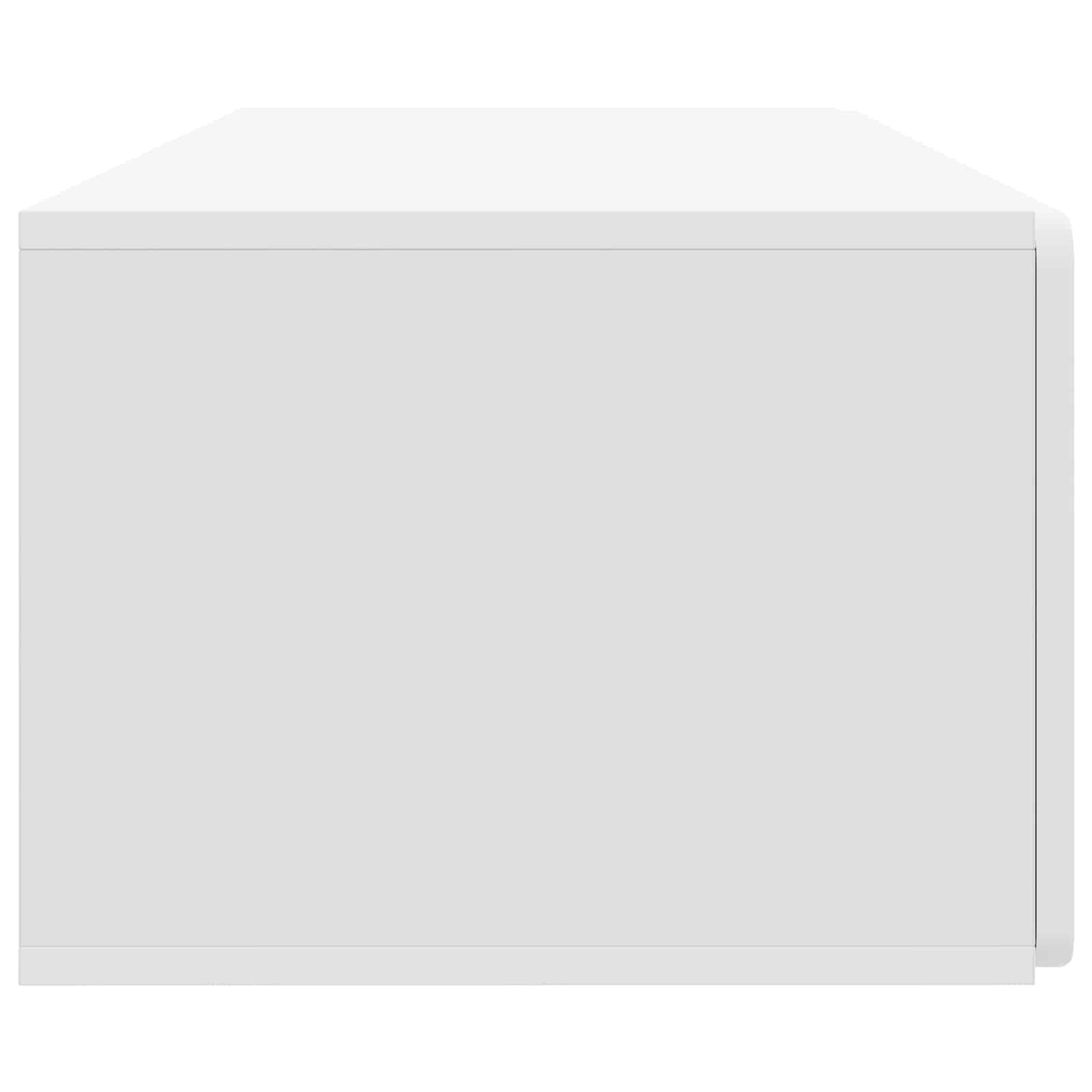Wandmontierter TV-Schrank Weiß 98 x 41 x 30 cm Holzwerkstoff
