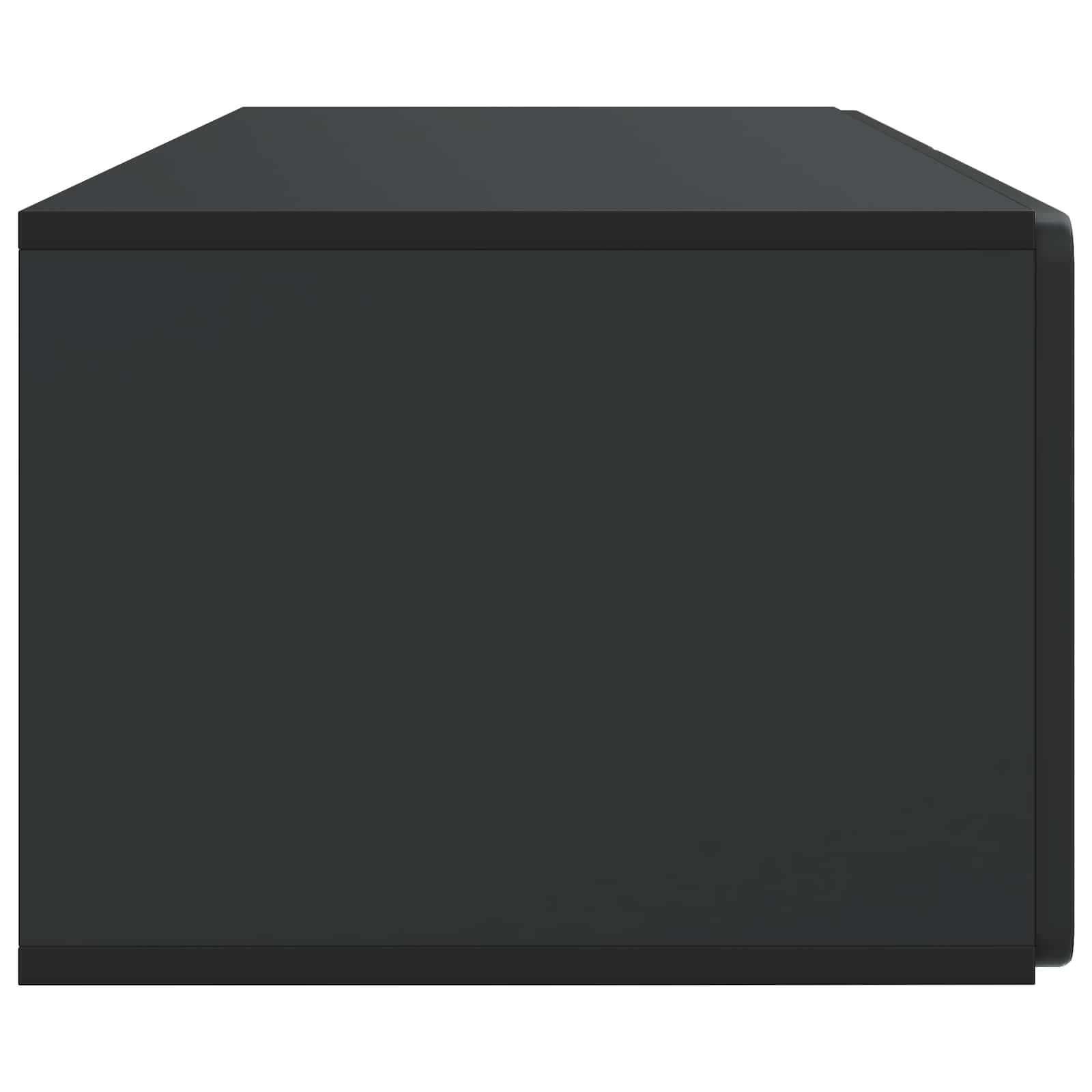 Wandmontierter TV-Schrank Schwarz 98 x 41 x 30 cm Holzwerkstoff