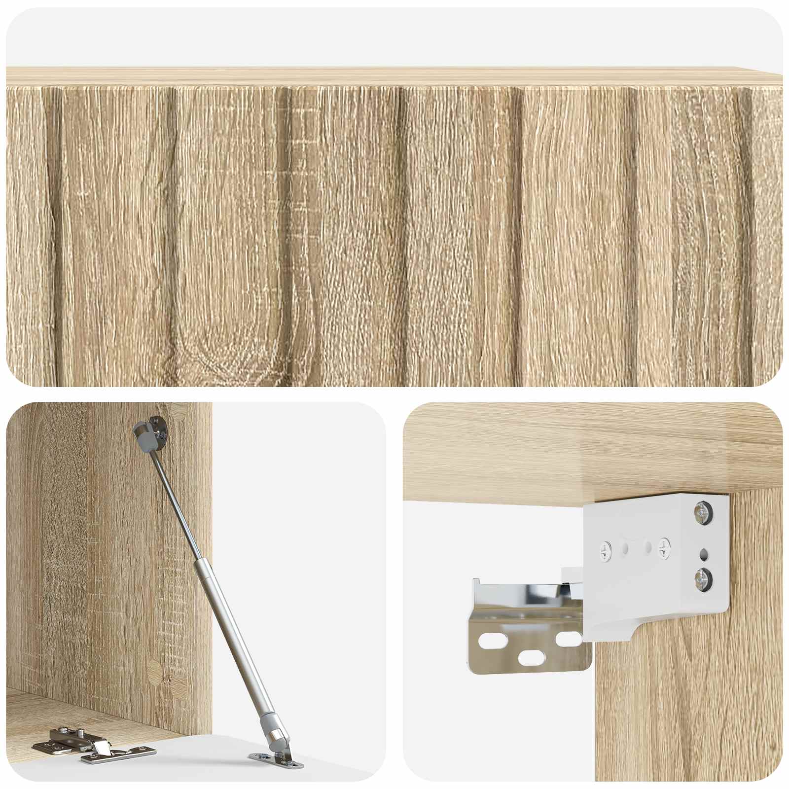Wandmontierter TV-Schrank Sonoma-Eiche 98 x 41 x 30 cm