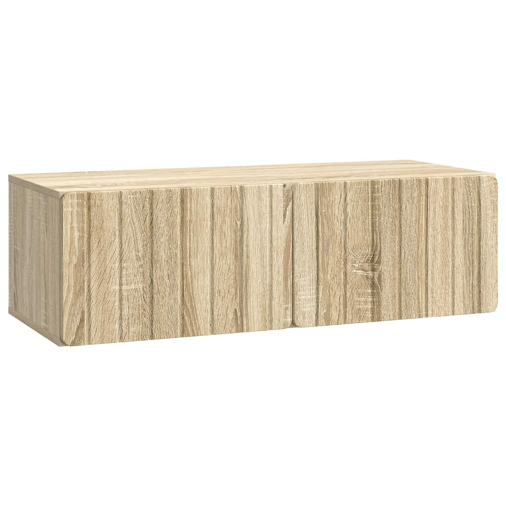 Wandmontierter TV-Schrank Sonoma-Eiche 98 x 41 x 30 cm
