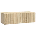 Wandmontierter TV-Schrank Sonoma-Eiche 98 x 41 x 30 cm