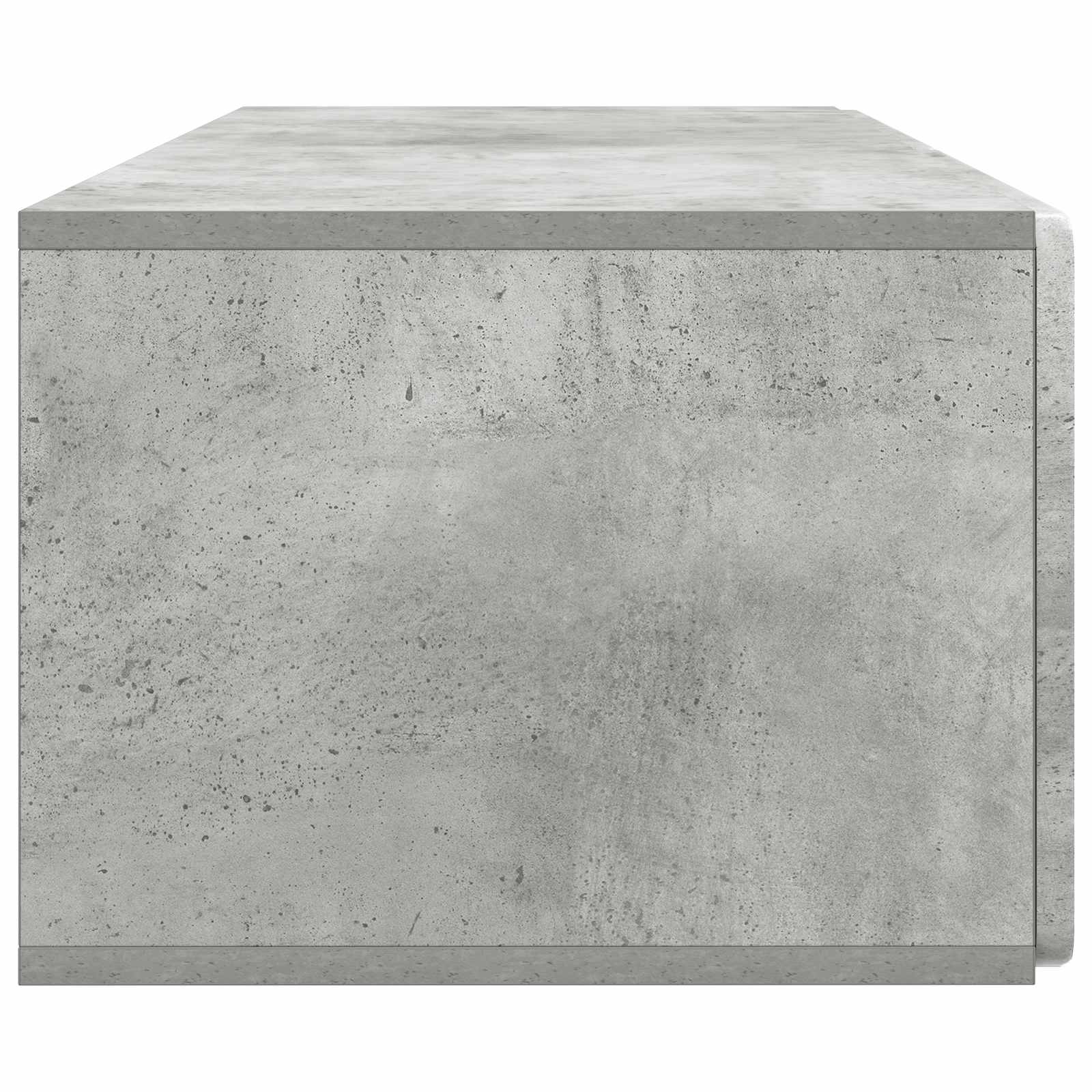 Wandmontierter TV-Schrank Betongrau 98 x 41 x 30 cm