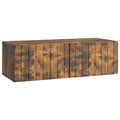 Wandmontierter TV-Schrank Geräucherte Eiche 98 x 41 x 30 cm