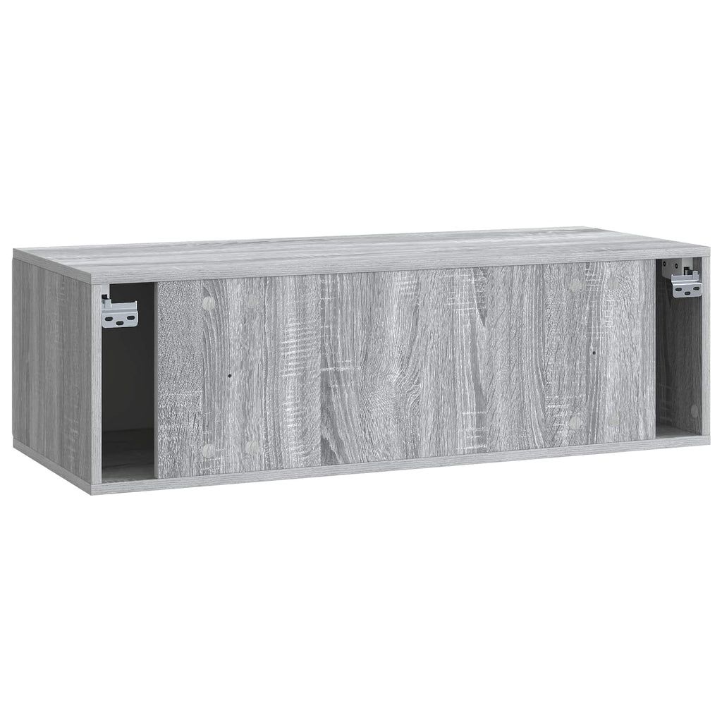 Wandmontierter TV-Schrank Graues Sonoma 98 x 41 x 30 cm
