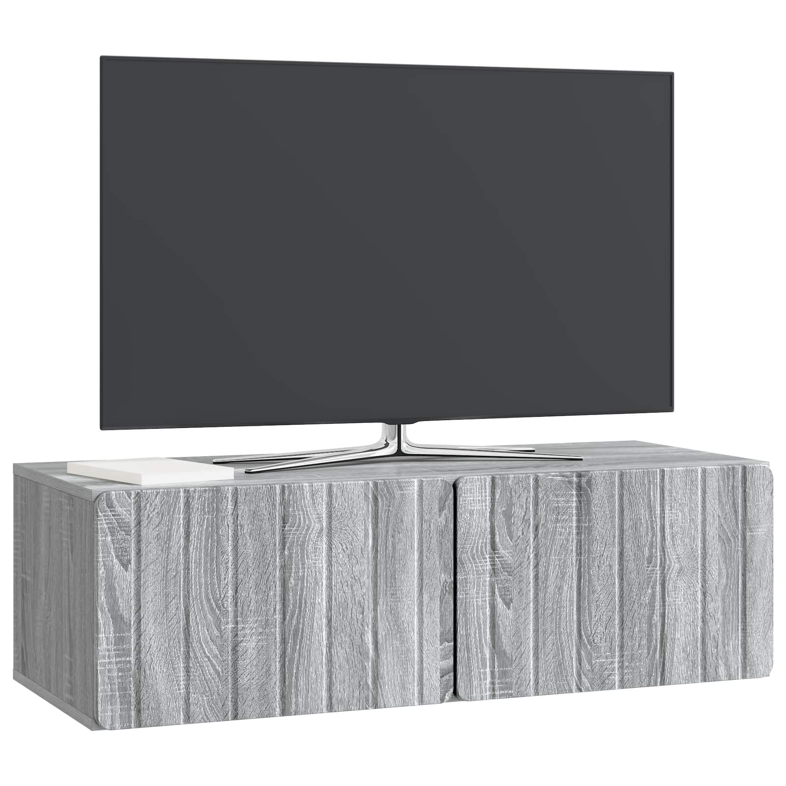 Wandmontierter TV-Schrank Graues Sonoma 98 x 41 x 30 cm