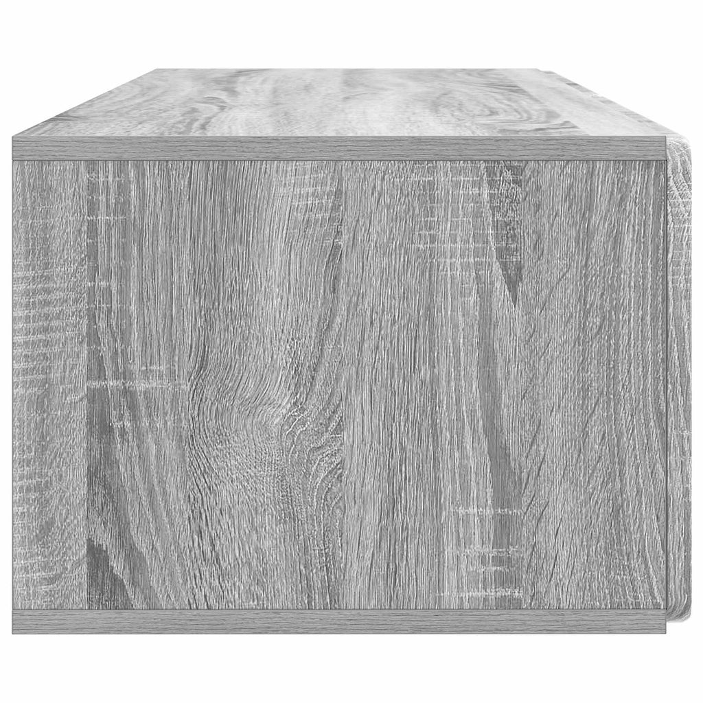 Wandmontierter TV-Schrank Graues Sonoma 98 x 41 x 30 cm