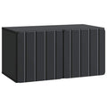 Wandmontierter TV-Schrank Schwarz 59,5 x 31 x 30 cm