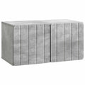 Wandmontierter TV-Schrank Betongrau 59,5 x 31 x 30 cm