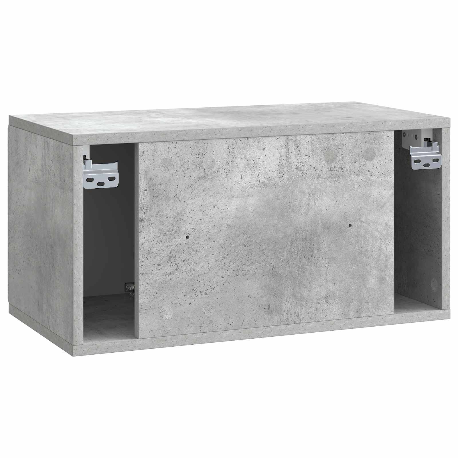 Wandmontierter TV-Schrank Betongrau 59,5 x 31 x 30 cm