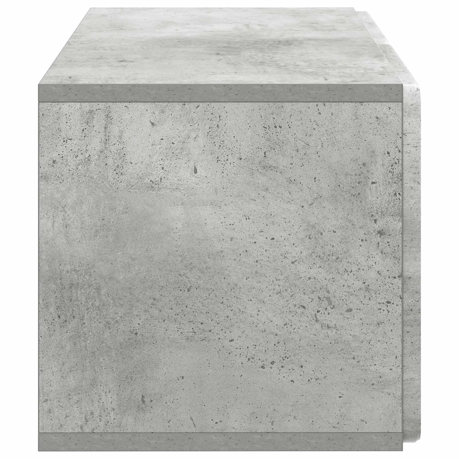 Wandmontierter TV-Schrank Betongrau 59,5 x 31 x 30 cm