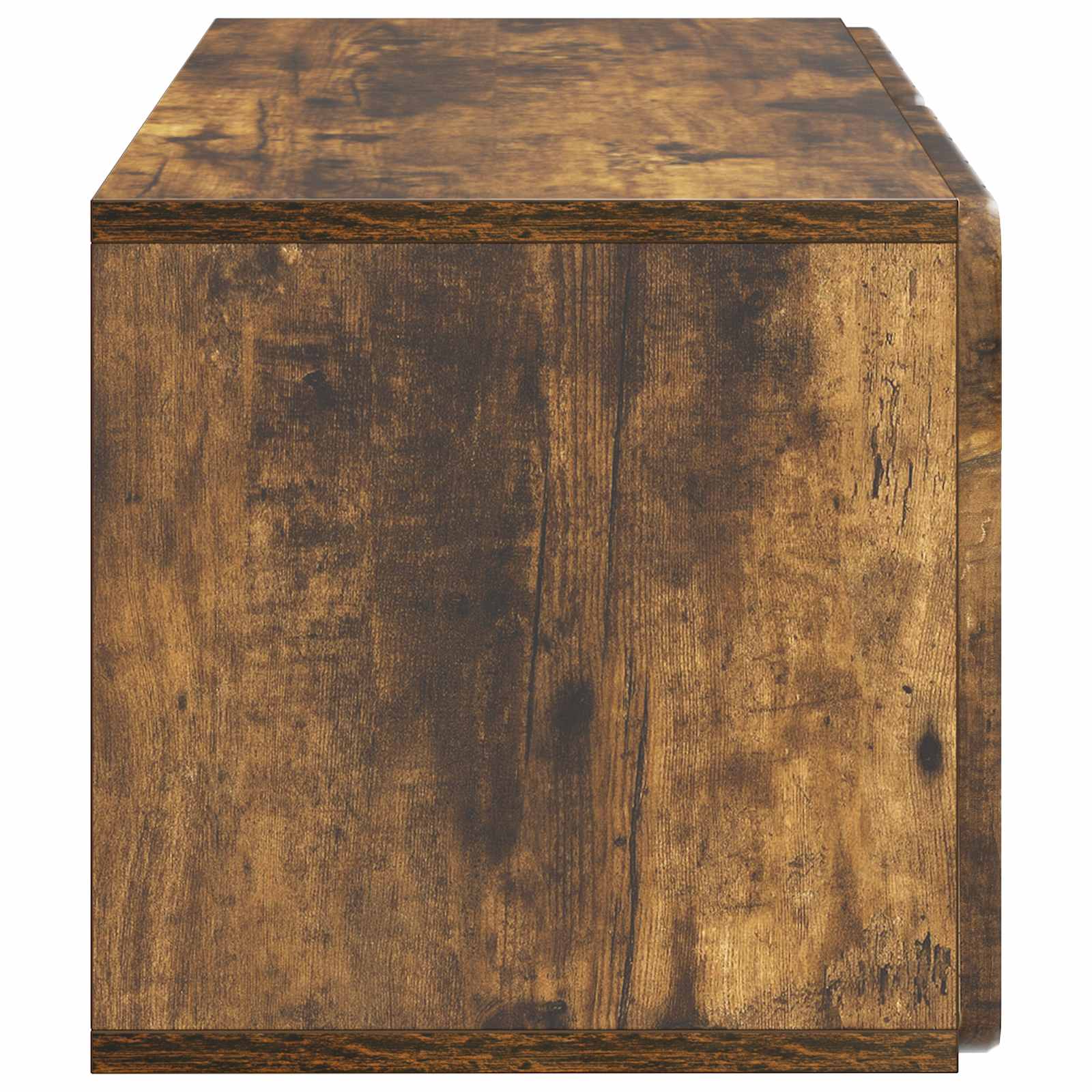 Wandmontierter TV-Schrank Geräucherte Eiche 59,5 x 31 x 30 cm