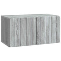 Wandmontierter TV-Schrank Graues Sonoma 59,5 x 31 x 30 cm