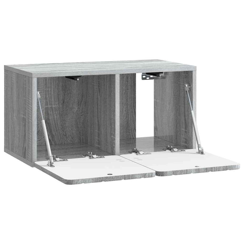 Wandmontierter TV-Schrank Graues Sonoma 59,5 x 31 x 30 cm
