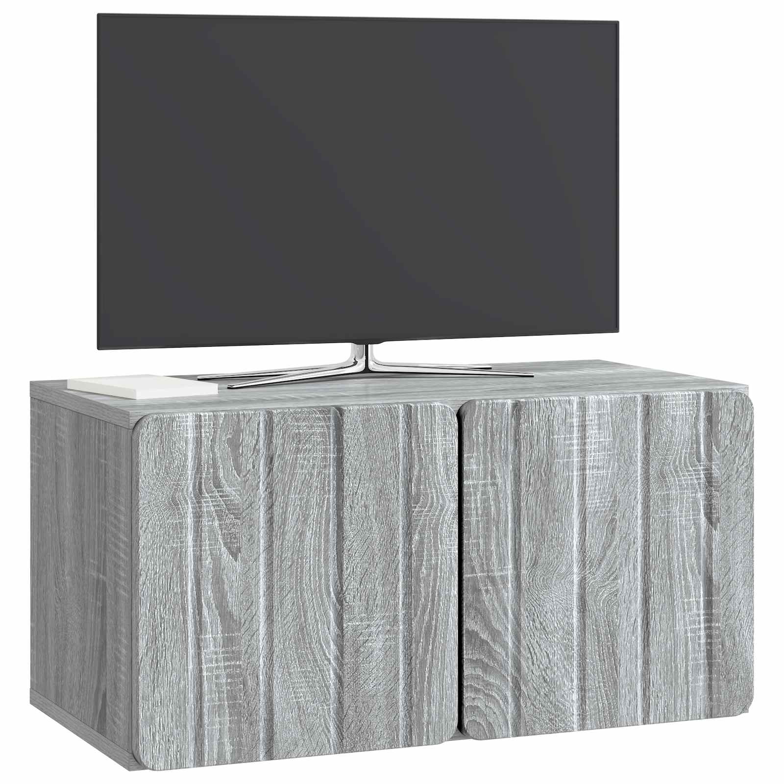 Wandmontierter TV-Schrank Graues Sonoma 59,5 x 31 x 30 cm