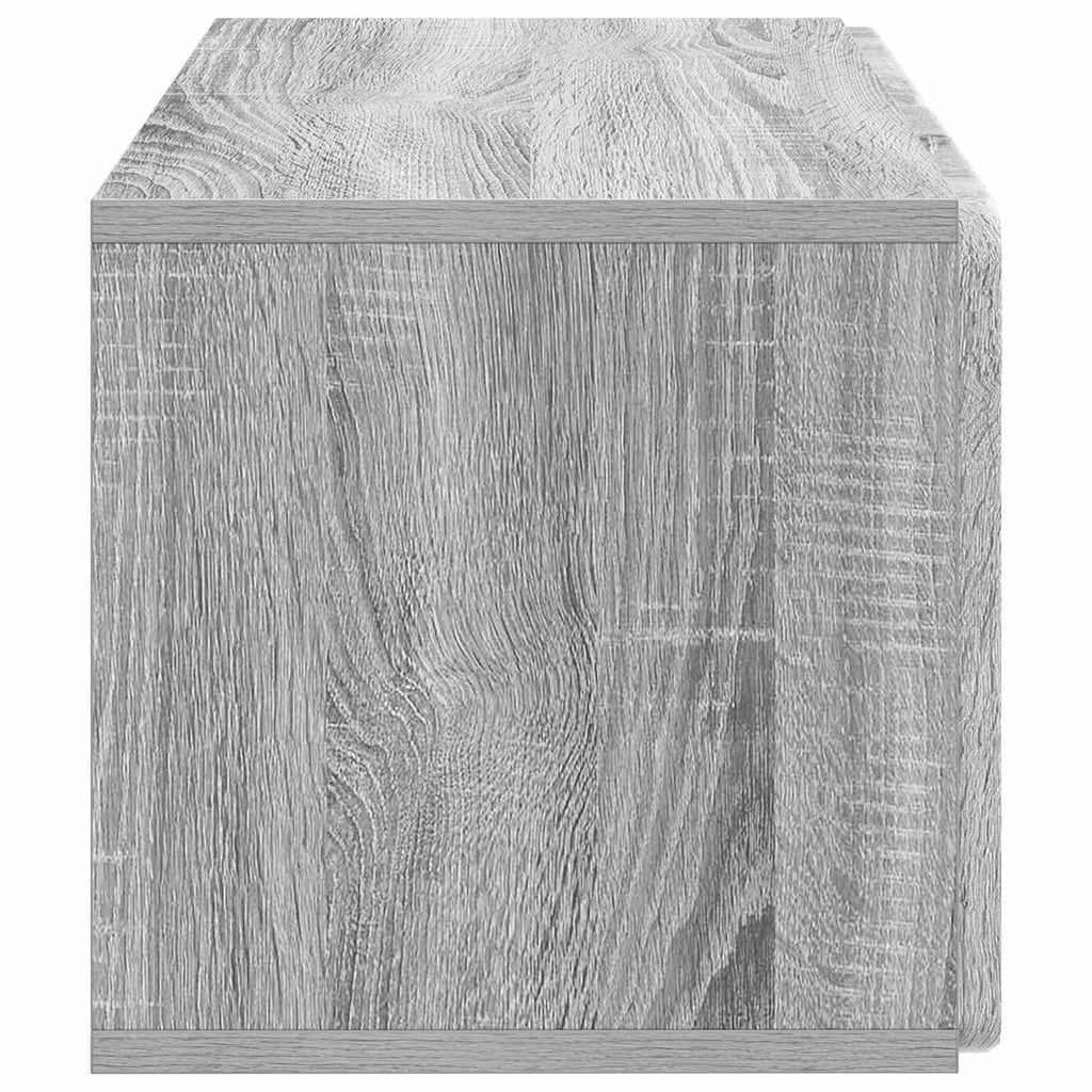 Wandmontierter TV-Schrank Graues Sonoma 59,5 x 31 x 30 cm