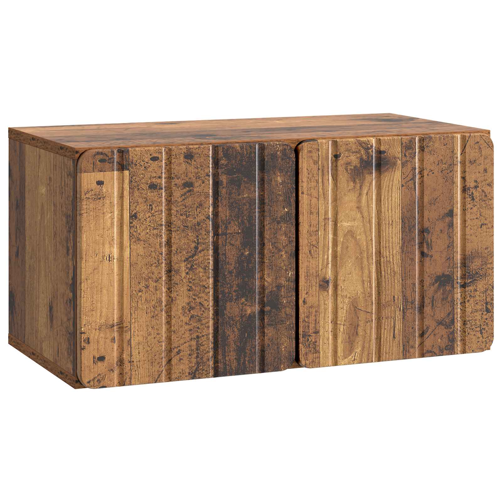 Wandmontierter TV-Schrank Altholz 59,5 x 31 x 30 cm