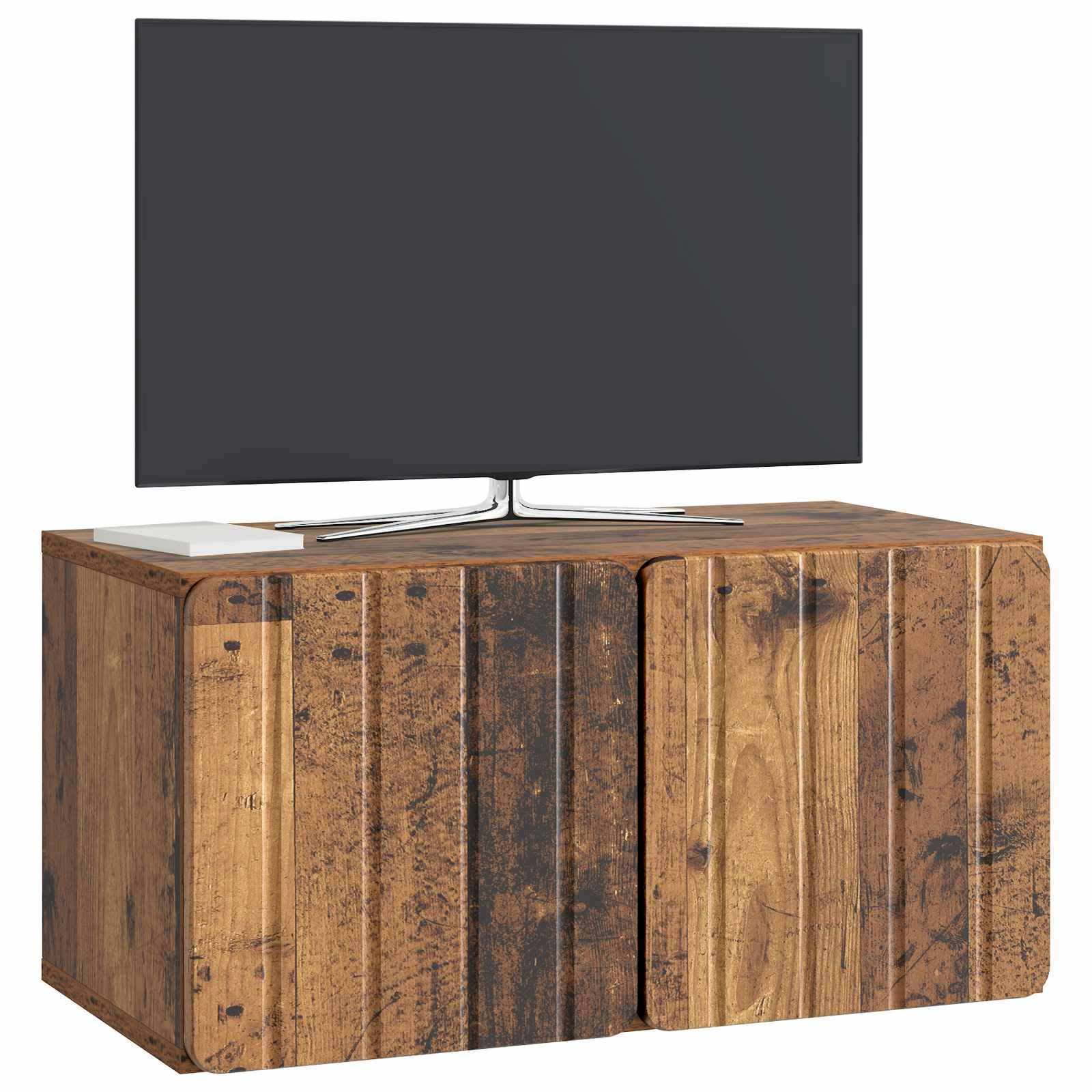 Wandmontierter TV-Schrank Altholz 59,5 x 31 x 30 cm