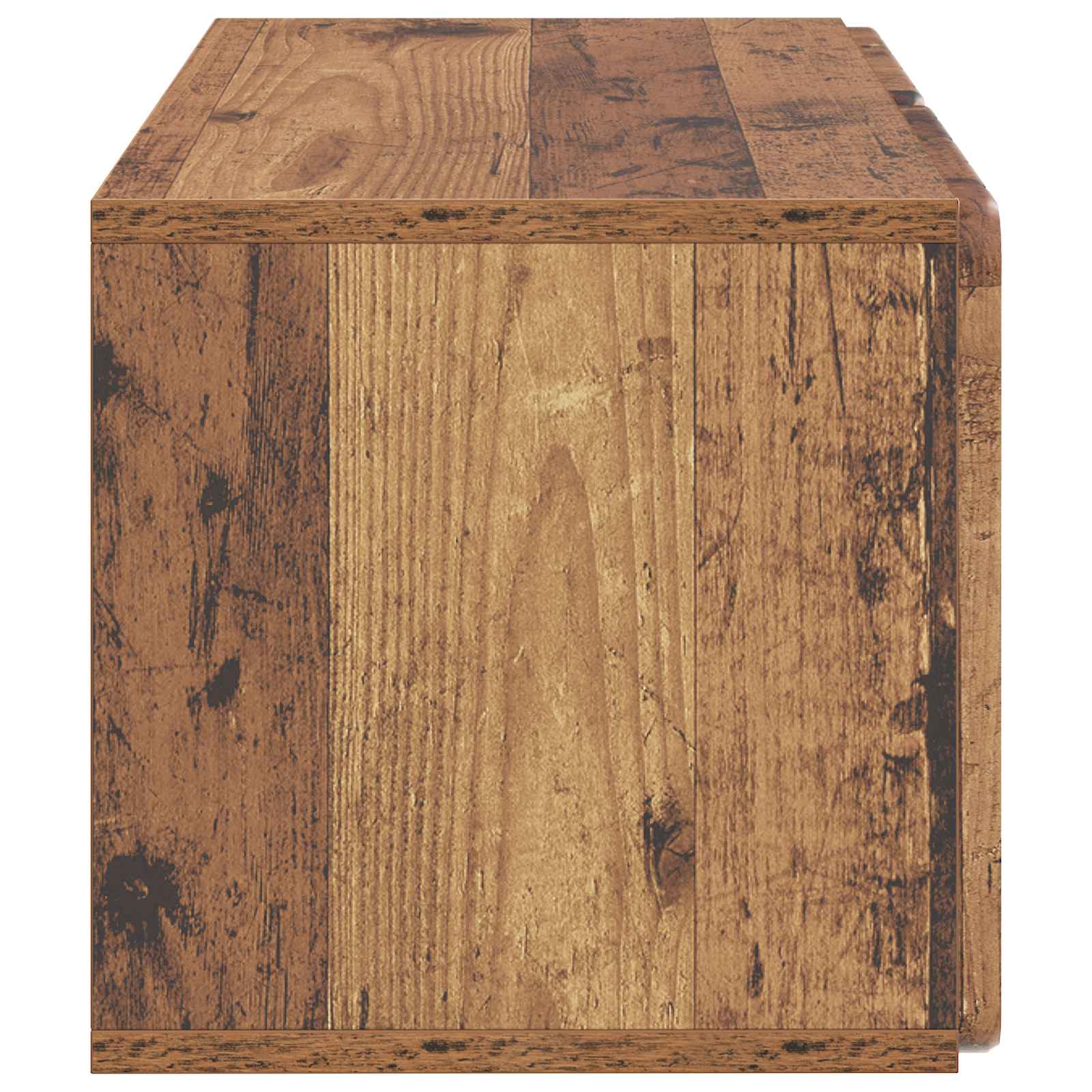 Wandmontierter TV-Schrank Altholz 59,5 x 31 x 30 cm