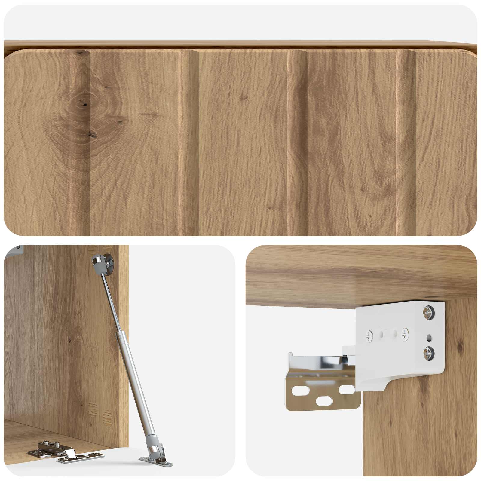 Wandmontierter TV-Schrank Artisan-Eiche 59,5 x 31 x 30 cm