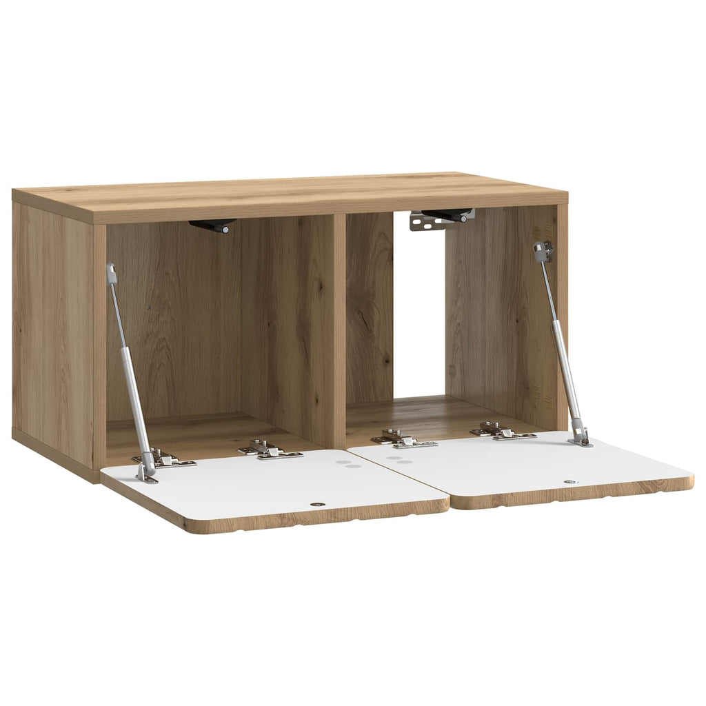 Wandmontierter TV-Schrank Artisan-Eiche 59,5 x 31 x 30 cm
