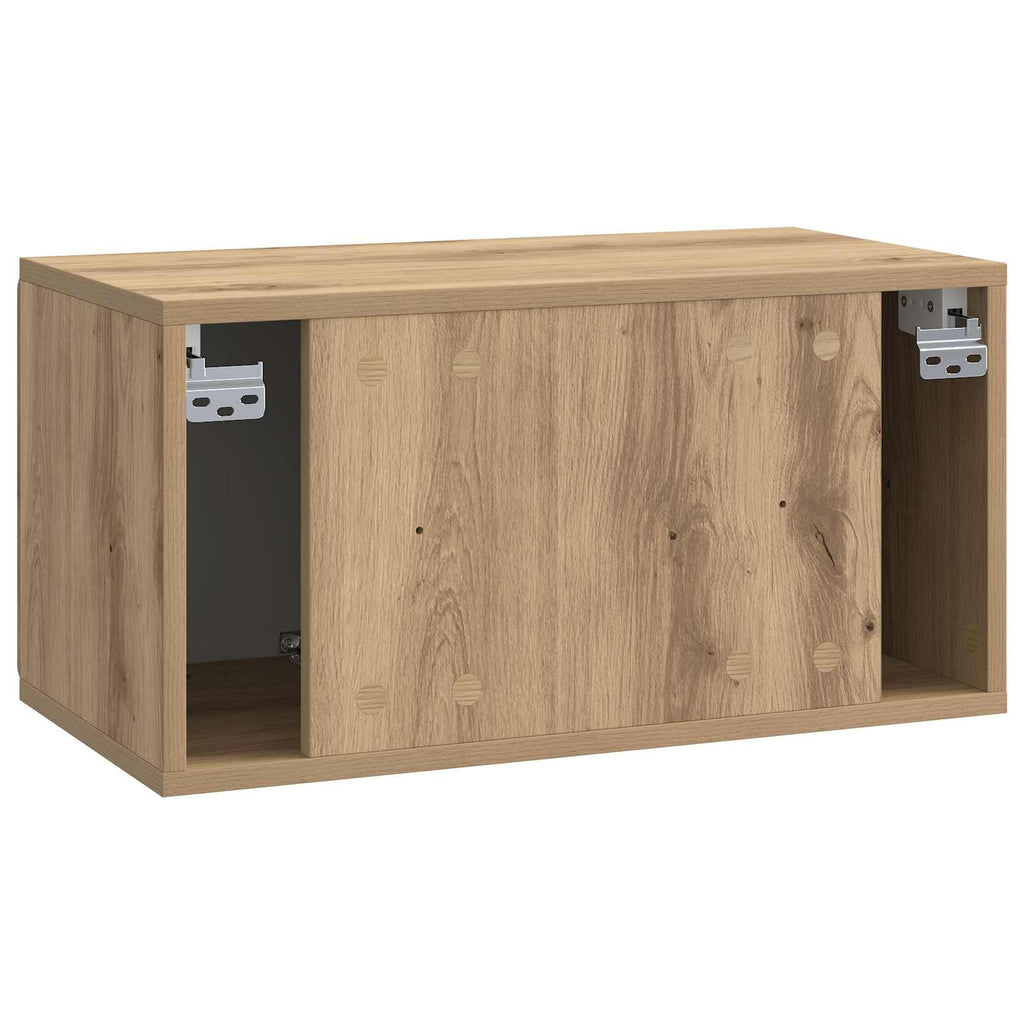 Wandmontierter TV-Schrank Artisan-Eiche 59,5 x 31 x 30 cm
