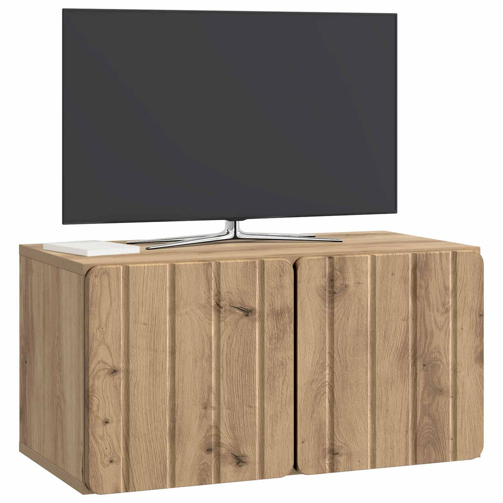 Wandmontierter TV-Schrank Artisan-Eiche 59,5 x 31 x 30 cm