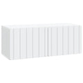 Wandmontierter TV-Schrank Weiß 78,5 x 31 x 30 cm Holzwerkstoff